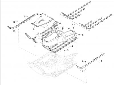Κεντρικό κάλυμμα - Μαρσπιέ